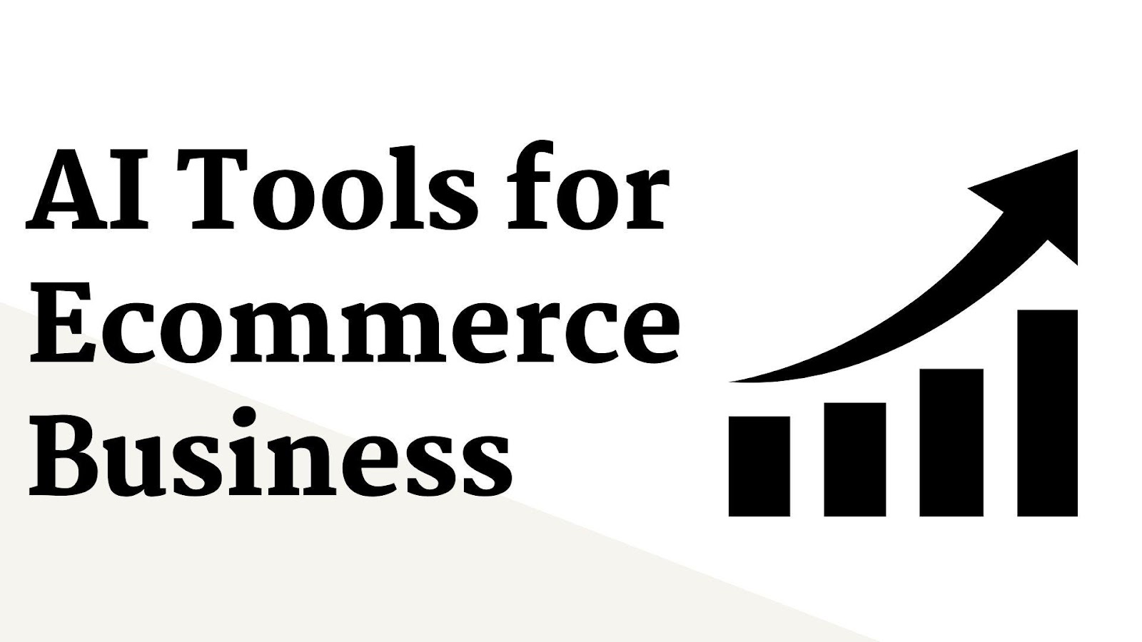 AI tools for eCommerce